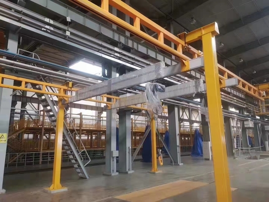 ওয়ার্কস্টেশনের জন্য OEM KBK সাসপেনশন ব্রিজ ক্রেন সিলিং ফ্রি স্ট্যান্ডিং 3.2টন মাউন্ট করা হয়েছে