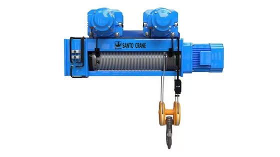 মোটর চালিত ট্রলি 220V~480V সহ সঠিক অভিযোজন 2 টন তারের দড়ি উত্তোলন
