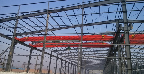 স্প্যান 7.5-31.5m একক গার্ডার EOT ক্রেন 10 টন ওভারহেড ক্রেন 220V~480V কারখানার জন্য
