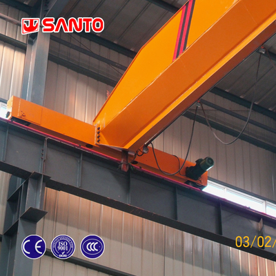 ISO 1T থেকে 20T ইন্ডাস্ট্রিয়াল একক গার্ডার ওভারহেড ক্রেন বৈদ্যুতিক উত্তোলন সহ