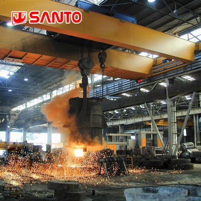 16/3.2T থেকে 75/20T A6 A7 A8 ইস্পাত তৈরির জন্য শিল্প ওভারহেড ক্রেন