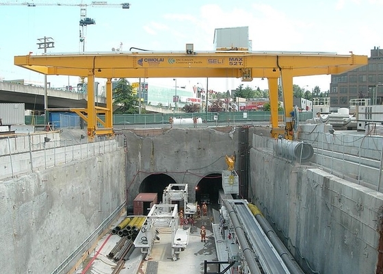 হেভি ডিউটি ​​A5 320T ডাবল গার্ডার গ্যান্ট্রি ক্রেন GB JB অটোমোবাইল ইঞ্জিনিয়ারিং ক্রেন