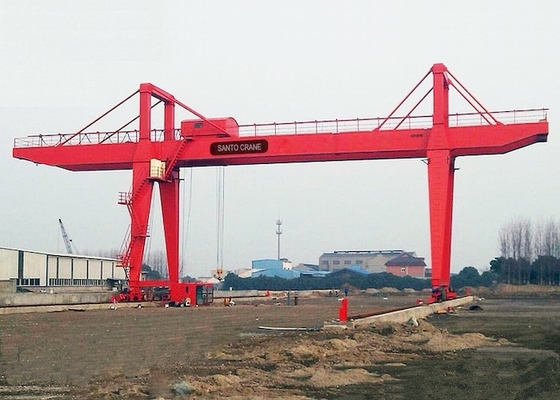 রেল স্টেশনের জন্য সহজ ইনস্টলেশন SANTO 1T-800T ডাবল গ্যান্ট্রি ক্রেন