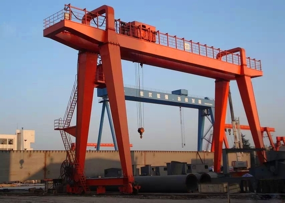 রেল স্টেশনের জন্য সহজ ইনস্টলেশন SANTO 1T-800T ডাবল গ্যান্ট্রি ক্রেন