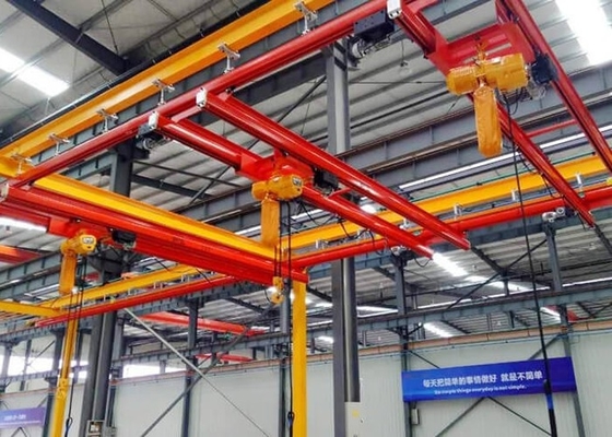 1T থেকে 3.2T KBK লাইট ক্রেন সিস্টেম KBK হোস্ট ওয়ার্কস্টেশন লিফটিং সিস্টেম