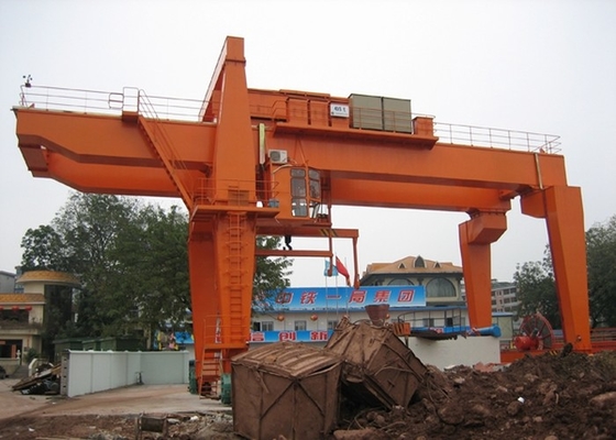 MHL MDG টায়ার টাইপ রাস্তা নির্মাণ ক্রেন সরঞ্জাম 12m 16m 20m স্প্যান
