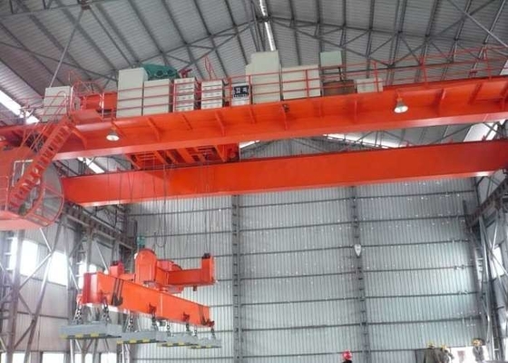 গুদামগুলির জন্য বৈদ্যুতিক 5T স্প্যান 15M ডাবল গার্ডার ওভারহেড ক্রেন