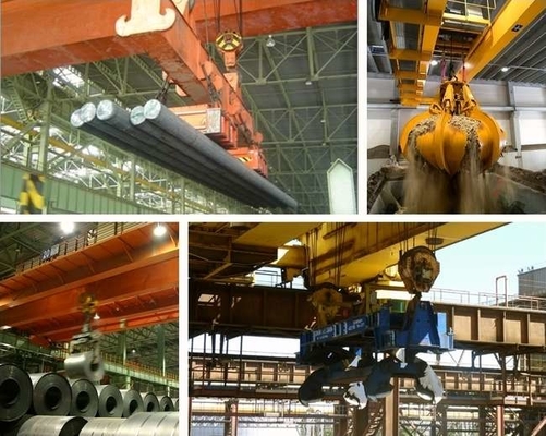 5t-75t উত্তোলন ক্ষমতা ডাবল গিয়ার ওভারহেড ক্রেন 6m-35m স্প্যান দৈর্ঘ্য
