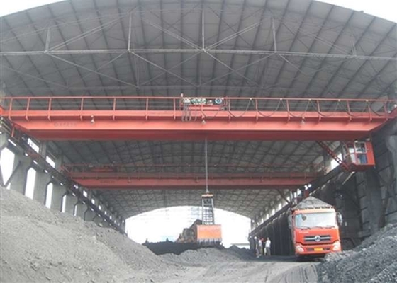 CE ISO ওয়াইড ব্যবহৃত বৈদ্যুতিক ডাবল বিম ক্রেন 43kg/M QU70 রেল ওয়ার্ক শপ ক্রেন