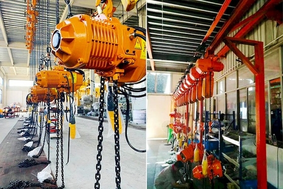 CE ISO ইন্ডাস্ট্রিয়াল 220-690V 2 টন বৈদ্যুতিক চেইন ট্রলি সহ উত্তোলন