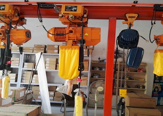 ফিক্সড হুক সাসপেনশন সহ ISO9001 500lb 1000lb বৈদ্যুতিক চেইন ব্লক