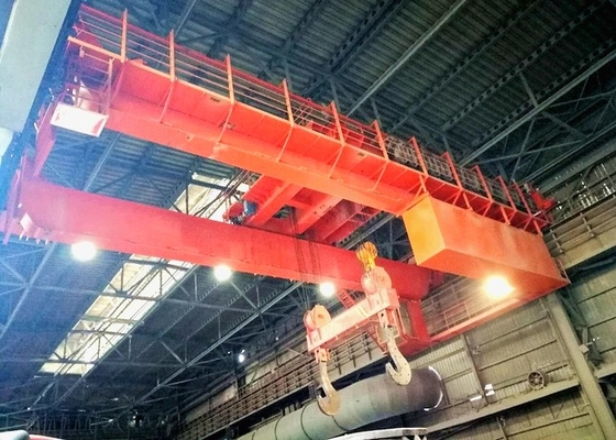 QDY ধাতুবিদ্যা ইস্পাত মিল ওভারহেড ক্রেন 320t ডাবল হুক ল্যাডল হ্যান্ডলিং ক্রেন