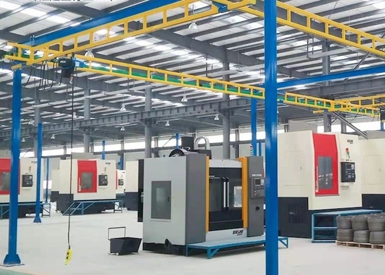 380V 50Hz নমনীয় অপারেশন KBK ক্রেন ওয়ার্কস্টেশন 2T আবদ্ধ ট্র্যাক ক্রেন