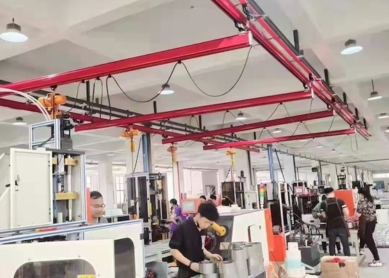 380V 50Hz নমনীয় অপারেশন KBK ক্রেন ওয়ার্কস্টেশন 2T আবদ্ধ ট্র্যাক ক্রেন