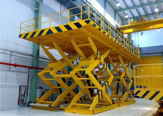 ফ্যাক্টরি প্রোডাকশন লাইনে 1000kg থেকে 3000kg স্থিতিশীল হাইড্রোলিক কাঁচি লিফট