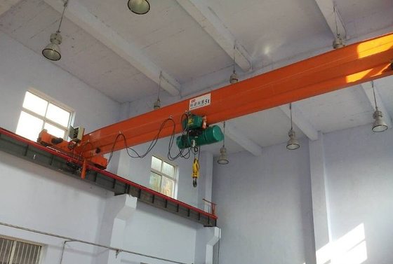1 টন থেকে 10 টন মনোরেল ওভারহেড ক্রেন 220V 480V LD টাইপ সিঙ্গেল গার্ডার EOT ক্রেন