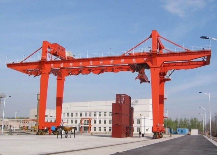 ট্রাস টাইপ 500T ডাবল গার্ডার গ্যান্ট্রি ক্রেন 28.5M স্প্যান আউটডোর ওভারহেড ক্রেন